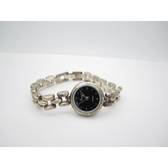 Women Ammos 925 Sterling Sliver Quartz WR Analog 23mm Round Watch (F837)